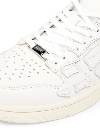Amiri Women's Skel Top Low Leather Sneakers - White | Thumbnail 6 Amiri Women's Skel Top Low Leather Sneakers - White | Thumbnail 6