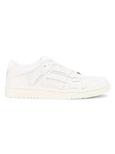 Amiri Women's Skel Top Low Leather Sneakers - White | Thumbnail 1 Amiri Women's Skel Top Low Leather Sneakers - White | Thumbnail 1