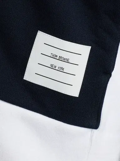 Thom Browne Men's Loopback Jersey Hoodie Jacket - Navy | Thumbnail 7 Thom Browne Men's Loopback Jersey Hoodie Jacket - Navy | Thumbnail 7