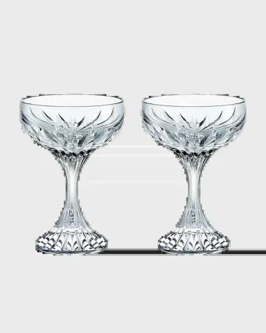 Baccarat Massena Coupe Glasses, Set of 2 | Thumbnail 2 Baccarat Massena Coupe Glasses, Set of 2 | Thumbnail 2
