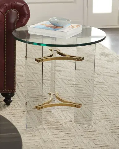 Interlude Home Tamara Acrylic Side Table | Thumbnail 1 Interlude Home Tamara Acrylic Side Table | Thumbnail 1