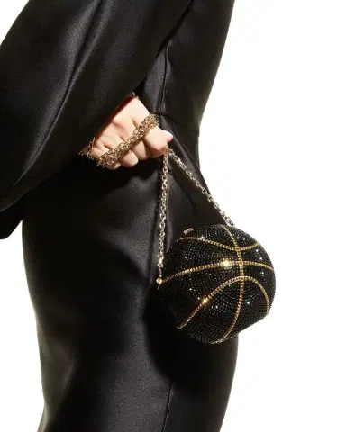 Judith Leiber Couture Basketball Crystal Sphere Clutch Bag | Thumbnail 1 Judith Leiber Couture Basketball Crystal Sphere Clutch Bag | Thumbnail 1