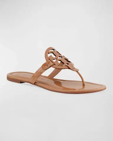 Tory Burch Miller Patent Leather Sandals | Thumbnail 2 Tory Burch Miller Patent Leather Sandals | Thumbnail 2
