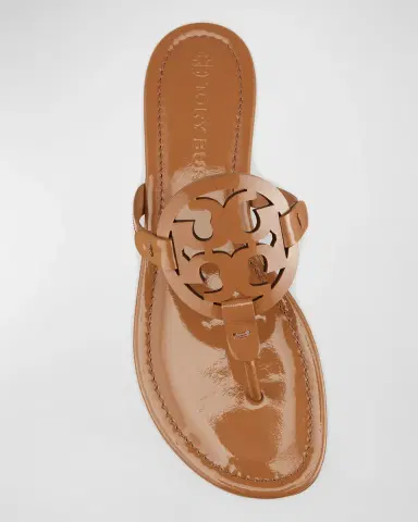 Tory Burch Miller Patent Leather Sandals | Thumbnail 3 Tory Burch Miller Patent Leather Sandals | Thumbnail 3