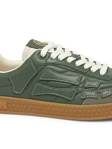 AMIRI Women's Pacific Leather Football Sneakers - Dark Sage - Size 5 | Thumbnail 5 AMIRI Women's Pacific Leather Football Sneakers - Dark Sage - Size 5 | Thumbnail 5
