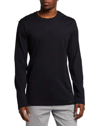 Hanro Men's Night & Day Long-Sleeve Shirt | Thumbnail 1 Hanro Men's Night & Day Long-Sleeve Shirt | Thumbnail 1