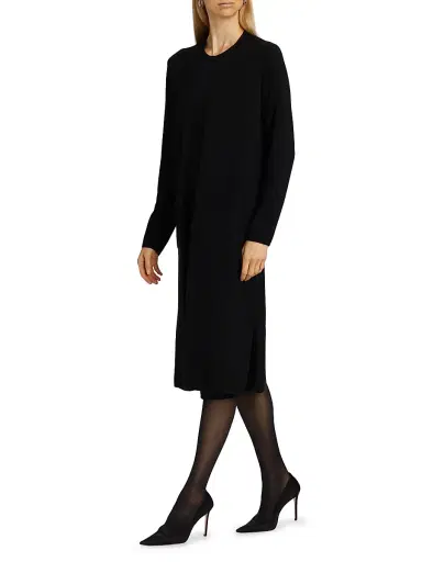 Saks Fifth Avenue Women's COLLECTION Cashmere Open-Front Duster - Black - Size XL | Thumbnail 4 Saks Fifth Avenue Women's COLLECTION Cashmere Open-Front Duster - Black - Size XL | Thumbnail 4