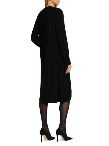 Saks Fifth Avenue Women's COLLECTION Cashmere Open-Front Duster - Black - Size XL | Thumbnail 5 Saks Fifth Avenue Women's COLLECTION Cashmere Open-Front Duster - Black - Size XL | Thumbnail 5