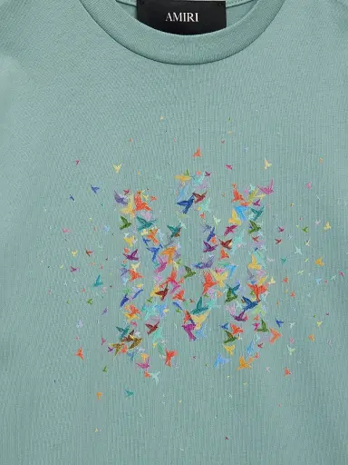 Amiri Little Kid's & Kid's Graphic Cotton T-Shirt - Ceramic Teal | Thumbnail 2 Amiri Little Kid's & Kid's Graphic Cotton T-Shirt - Ceramic Teal | Thumbnail 2