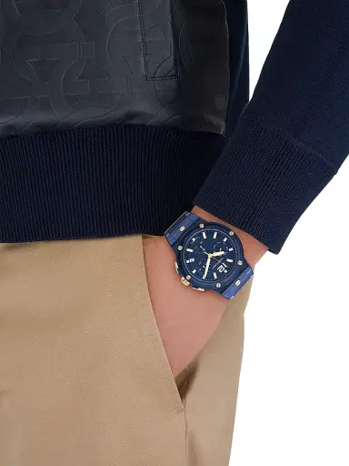FERRAGAMO Men's F-80 Translucent Chronograph Watch/44MM - Blue | Thumbnail 2 FERRAGAMO Men's F-80 Translucent Chronograph Watch/44MM - Blue | Thumbnail 2