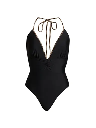 Ramy Brook Women's Madison V-Neck One-Piece Swimsuit | Thumbnail 1 Ramy Brook Women's Madison V-Neck One-Piece Swimsuit | Thumbnail 1