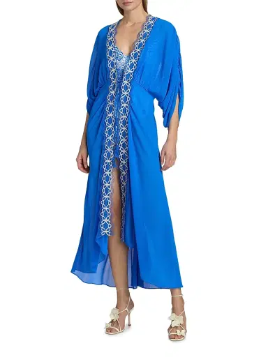 Ramy Brook Women's Riley Embroidered Maxi Dress | Thumbnail 3 Ramy Brook Women's Riley Embroidered Maxi Dress | Thumbnail 3