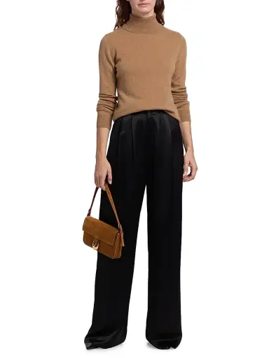 Saks Fifth Avenue Women's Cashmere Turtleneck Sweater - Heritage Brown | Thumbnail 2 Saks Fifth Avenue Women's Cashmere Turtleneck Sweater - Heritage Brown | Thumbnail 2