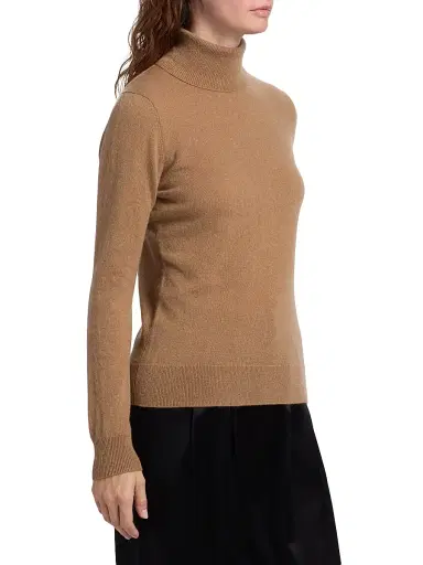 Saks Fifth Avenue Women's Cashmere Turtleneck Sweater - Heritage Brown | Thumbnail 4 Saks Fifth Avenue Women's Cashmere Turtleneck Sweater - Heritage Brown | Thumbnail 4