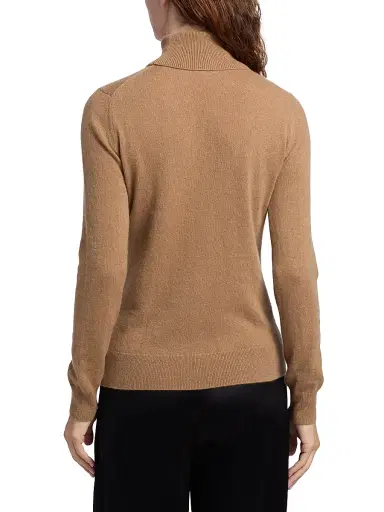 Saks Fifth Avenue Women's Cashmere Turtleneck Sweater - Heritage Brown | Thumbnail 5 Saks Fifth Avenue Women's Cashmere Turtleneck Sweater - Heritage Brown | Thumbnail 5