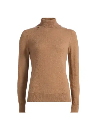 Saks Fifth Avenue Women's Cashmere Turtleneck Sweater - Heritage Brown | Thumbnail 1 Saks Fifth Avenue Women's Cashmere Turtleneck Sweater - Heritage Brown | Thumbnail 1
