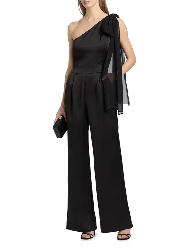 Ramy Brook Women's Genny One-Shoulder Jumpsuit | Thumbnail 3 Ramy Brook Women's Genny One-Shoulder Jumpsuit | Thumbnail 3