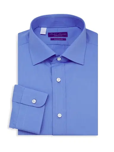 Ralph Lauren Purple Label Men's Aston Cotton Shirt | Thumbnail 1 Ralph Lauren Purple Label Men's Aston Cotton Shirt | Thumbnail 1