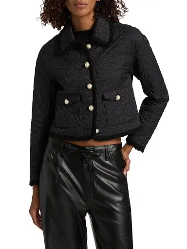 Generation Love Women's Fabiana Quilted Puffer Jacket - Black - Size XL | Thumbnail 3 Generation Love Women's Fabiana Quilted Puffer Jacket - Black - Size XL | Thumbnail 3