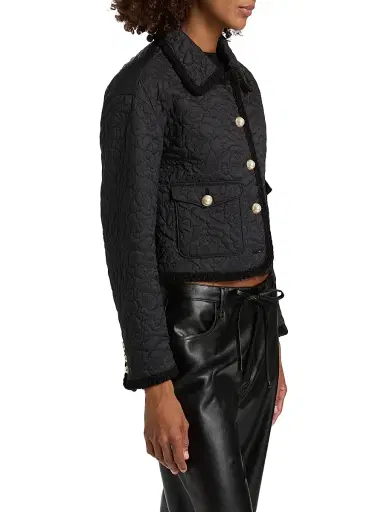 Generation Love Women's Fabiana Quilted Puffer Jacket - Black - Size XL | Thumbnail 4 Generation Love Women's Fabiana Quilted Puffer Jacket - Black - Size XL | Thumbnail 4