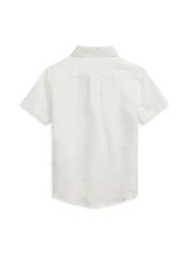 Polo Ralph Lauren Little Boy's & Boy's Linen Short-Sleeve Shirt - White | Thumbnail 3 Polo Ralph Lauren Little Boy's & Boy's Linen Short-Sleeve Shirt - White | Thumbnail 3
