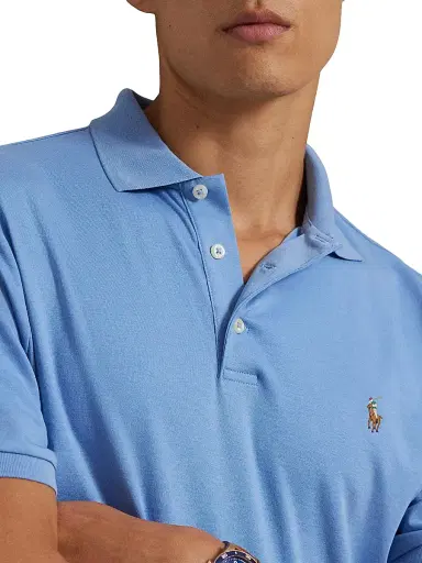 Polo Ralph Lauren Men's Pony Pima Cotton Polo Shirt - Sky Blue - Size XXL | Thumbnail 5 Polo Ralph Lauren Men's Pony Pima Cotton Polo Shirt - Sky Blue - Size XXL | Thumbnail 5