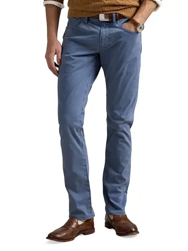 Polo Ralph Lauren Men's Sullivan Slim-Fit Stretch Twill Pants - Capri Blue | Thumbnail 3 Polo Ralph Lauren Men's Sullivan Slim-Fit Stretch Twill Pants - Capri Blue | Thumbnail 3