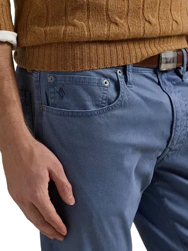 Polo Ralph Lauren Men's Sullivan Slim-Fit Stretch Twill Pants - Capri Blue | Thumbnail 6 Polo Ralph Lauren Men's Sullivan Slim-Fit Stretch Twill Pants - Capri Blue | Thumbnail 6
