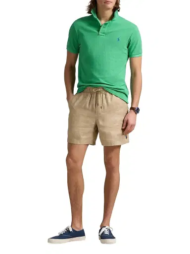 Polo Ralph Lauren Men's Custom-Slim-Fit Mesh Polo Shirt - Raft Green - Size XXL | Thumbnail 2 Polo Ralph Lauren Men's Custom-Slim-Fit Mesh Polo Shirt - Raft Green - Size XXL | Thumbnail 2