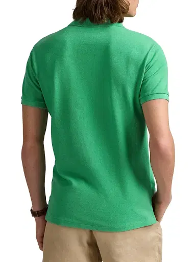Polo Ralph Lauren Men's Custom-Slim-Fit Mesh Polo Shirt - Raft Green - Size XXL | Thumbnail 4 Polo Ralph Lauren Men's Custom-Slim-Fit Mesh Polo Shirt - Raft Green - Size XXL | Thumbnail 4