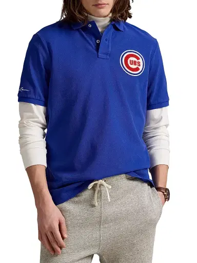 Polo Ralph Lauren Men's Cubs Polo Shirt - Cruise Royal - Size XXL | Thumbnail 4 Polo Ralph Lauren Men's Cubs Polo Shirt - Cruise Royal - Size XXL | Thumbnail 4