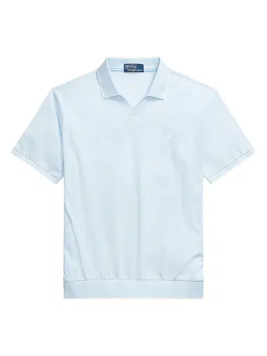 Polo Ralph Lauren Men's Jacquard Mesh Cotton Polo Shirt - Office Blue - Size XXL | Thumbnail 1 Polo Ralph Lauren Men's Jacquard Mesh Cotton Polo Shirt - Office Blue - Size XXL | Thumbnail 1