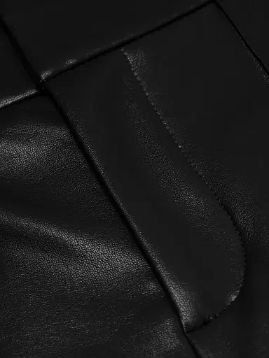 ALICE + OLIVIA Women's Dylan Wide-Leg Faux Leather Trousers - Black | Thumbnail 7 ALICE + OLIVIA Women's Dylan Wide-Leg Faux Leather Trousers - Black | Thumbnail 7