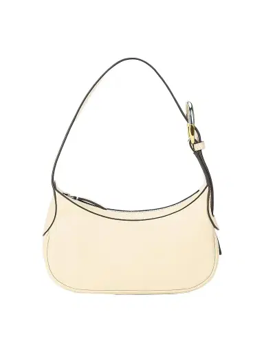 Staud Women's Owen Leather Shoulder Bag - Cream | Thumbnail 1 Staud Women's Owen Leather Shoulder Bag - Cream | Thumbnail 1