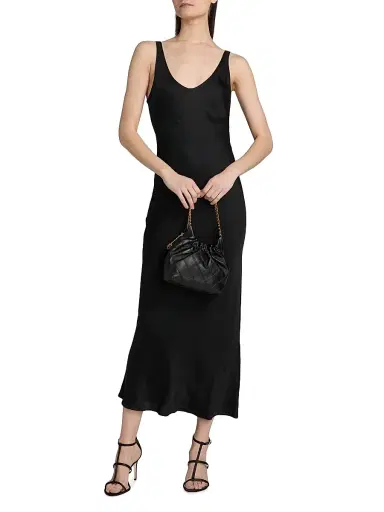L'AGENCE Women's Akiya Tank Dress - Black | Thumbnail 2 L'AGENCE Women's Akiya Tank Dress - Black | Thumbnail 2
