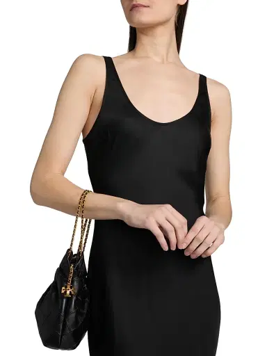 L'AGENCE Women's Akiya Tank Dress - Black | Thumbnail 6 L'AGENCE Women's Akiya Tank Dress - Black | Thumbnail 6