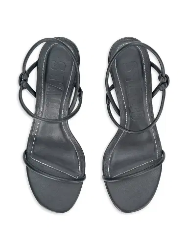 Staud Women's Laurel 65MM Leather Sandals - Black - Size 11 | Thumbnail 4 Staud Women's Laurel 65MM Leather Sandals - Black - Size 11 | Thumbnail 4
