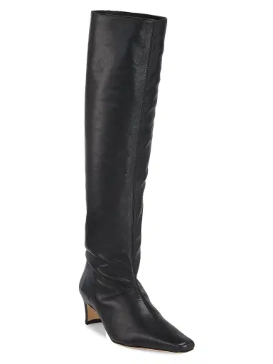 Staud Women's Wally Leather Knee-High Boots - Black - Size 11 | Thumbnail 2 Staud Women's Wally Leather Knee-High Boots - Black - Size 11 | Thumbnail 2