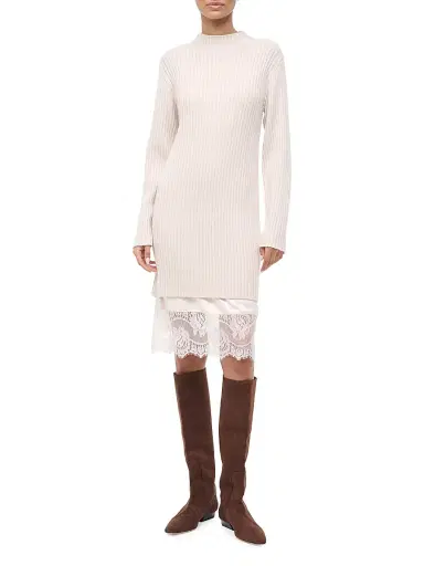 Staud Women's Willow Layered Sweaterdress | Thumbnail 3 Staud Women's Willow Layered Sweaterdress | Thumbnail 3