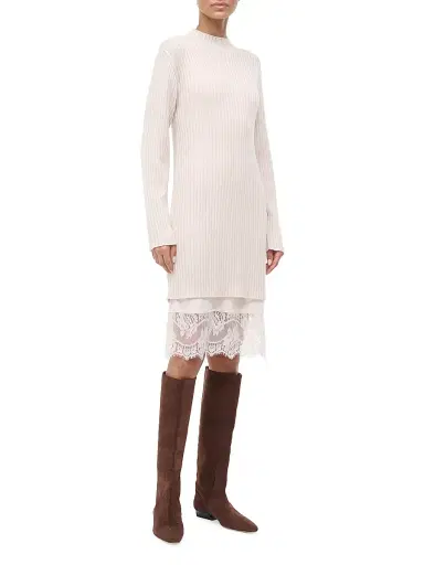 Staud Women's Willow Layered Sweaterdress | Thumbnail 4 Staud Women's Willow Layered Sweaterdress | Thumbnail 4