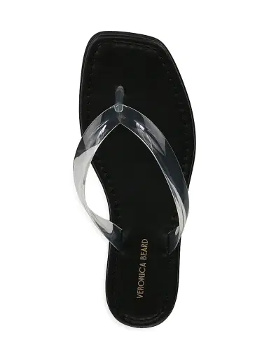 Veronica Beard Women's Clea Jelly Flip-Flops - Clear | Thumbnail 4 Veronica Beard Women's Clea Jelly Flip-Flops - Clear | Thumbnail 4