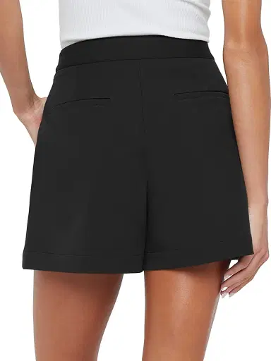 L'AGENCE Women's Saige Safari Shorts - Black | Thumbnail 5 L'AGENCE Women's Saige Safari Shorts - Black | Thumbnail 5