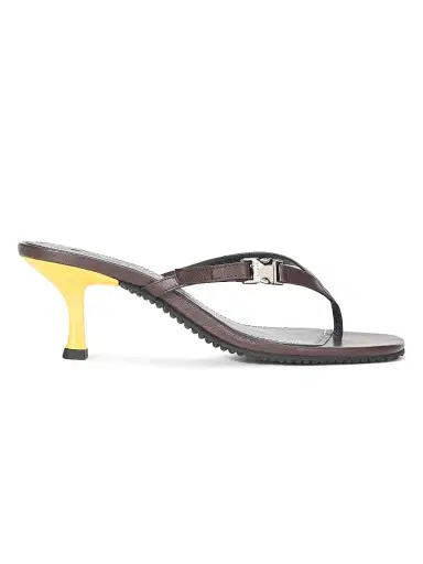 Staud Women's Flynn 55MM Leather Sandals | Thumbnail 1 Staud Women's Flynn 55MM Leather Sandals | Thumbnail 1