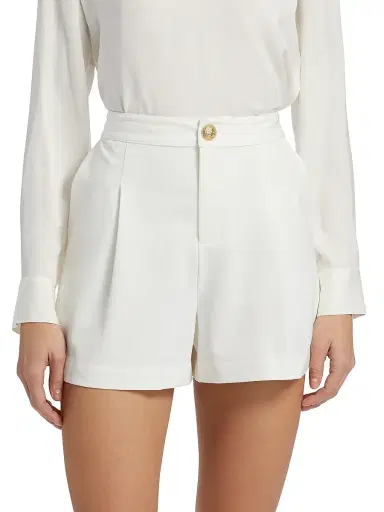 L'AGENCE Women's Saige Safari Shorts - White | Thumbnail 3 L'AGENCE Women's Saige Safari Shorts - White | Thumbnail 3