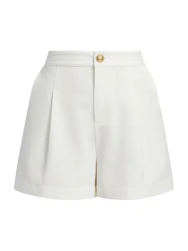 L'AGENCE Women's Saige Safari Shorts - White | Thumbnail 1 L'AGENCE Women's Saige Safari Shorts - White | Thumbnail 1