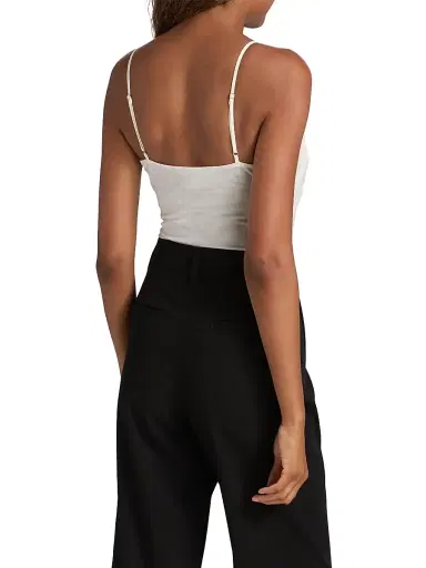 L'Agence Women's Gelina Rusched Bodysuit - Vintage White - Size XXL | Thumbnail 5 L'Agence Women's Gelina Rusched Bodysuit - Vintage White - Size XXL | Thumbnail 5