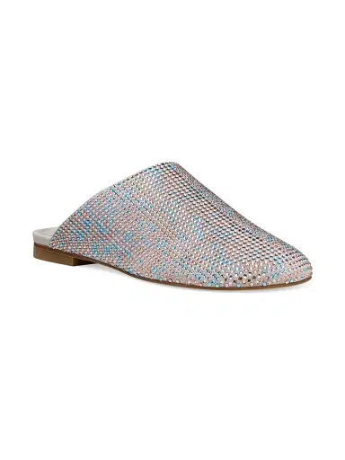 Stuart Weitzman Women's Talia Shine Mules - Perla | Thumbnail 2 Stuart Weitzman Women's Talia Shine Mules - Perla | Thumbnail 2