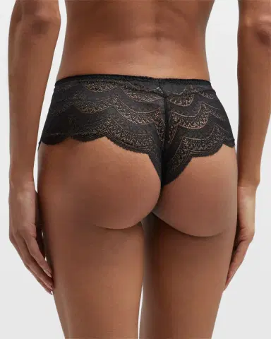 Simone Pérèle Karma Geometric Lace Boyshorts | Thumbnail 4 Simone Pérèle Karma Geometric Lace Boyshorts | Thumbnail 4