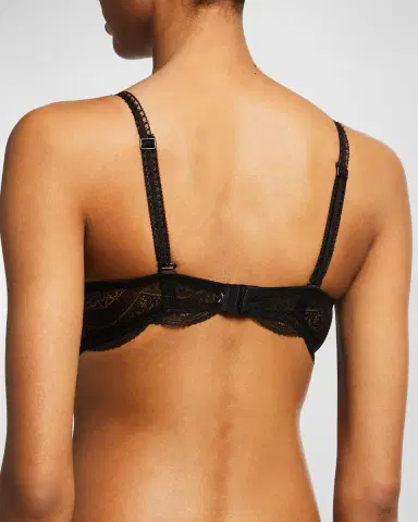 Simone Pérèle Karma Demi-Cup Convertible Lace Bra | Thumbnail 2 Simone Pérèle Karma Demi-Cup Convertible Lace Bra | Thumbnail 2