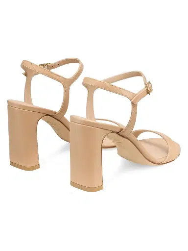 Stuart Weitzman Women's Babette 85MM Leather Sandals - Adobe | Thumbnail 3 Stuart Weitzman Women's Babette 85MM Leather Sandals - Adobe | Thumbnail 3